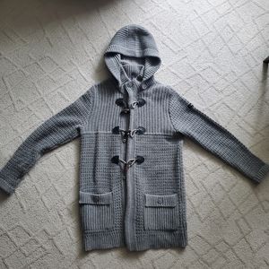 Armani exchange knit sweater jacket coat